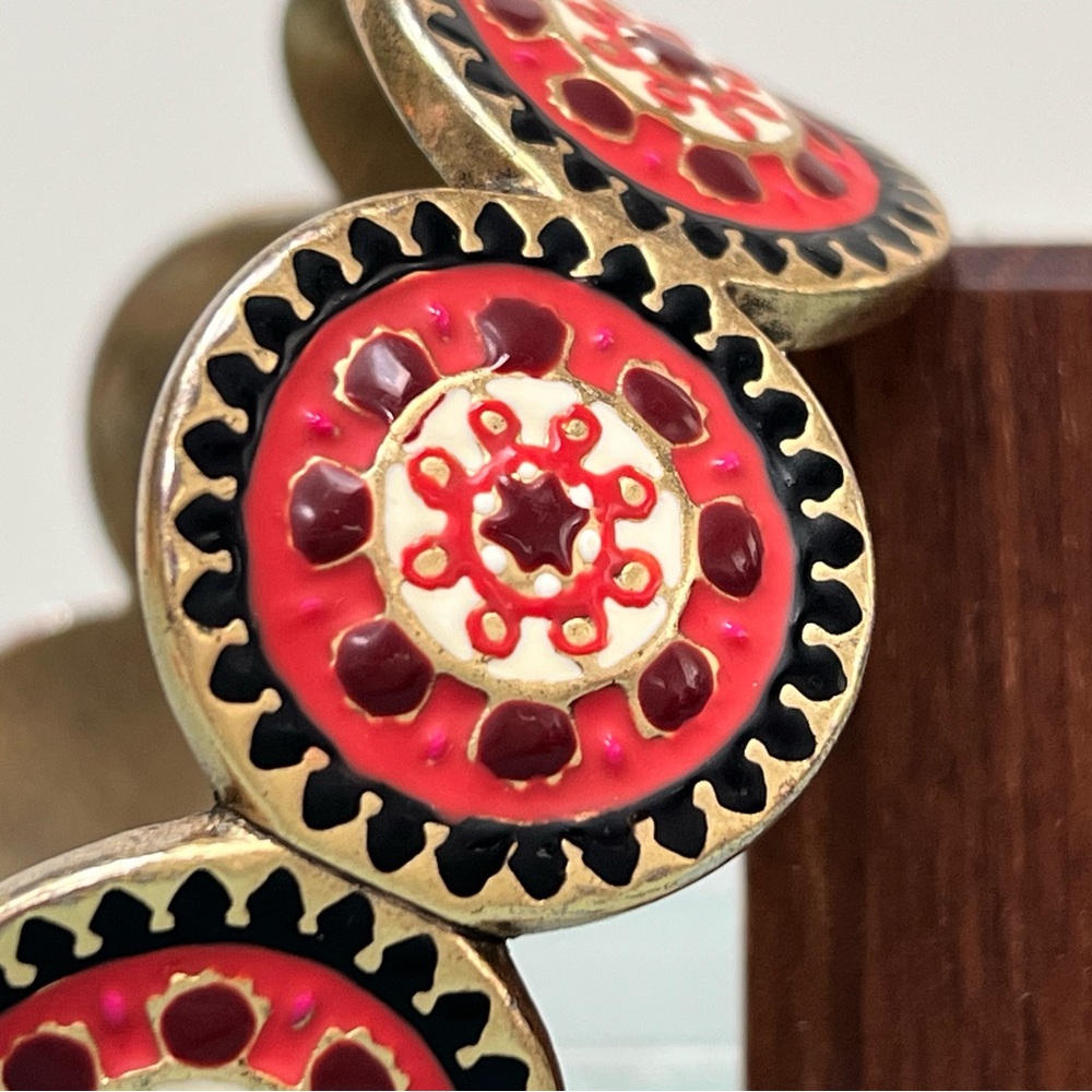 Lucky Brand Boho Enameled Bangle / Bracelet